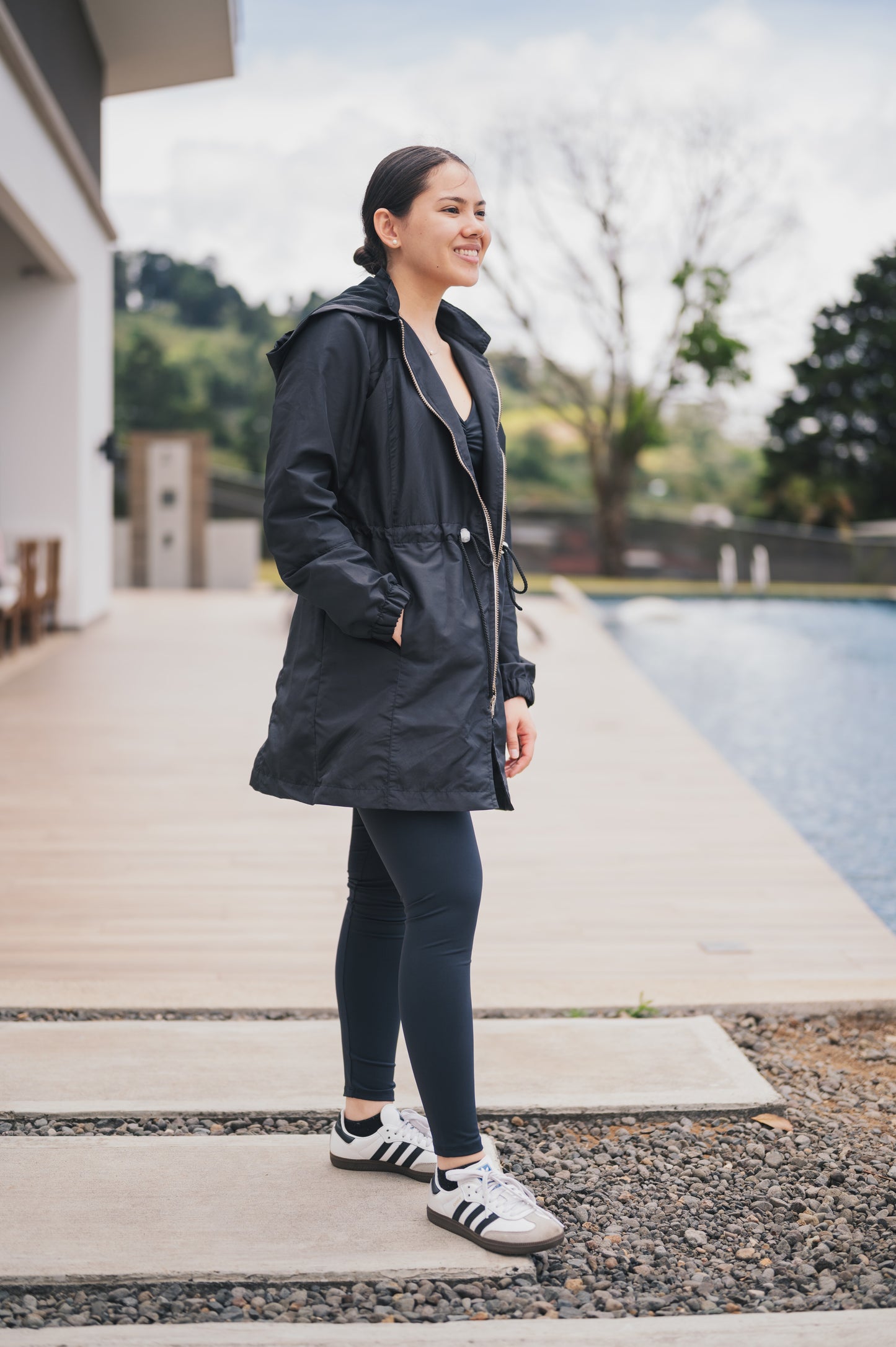 Jacket negra larga