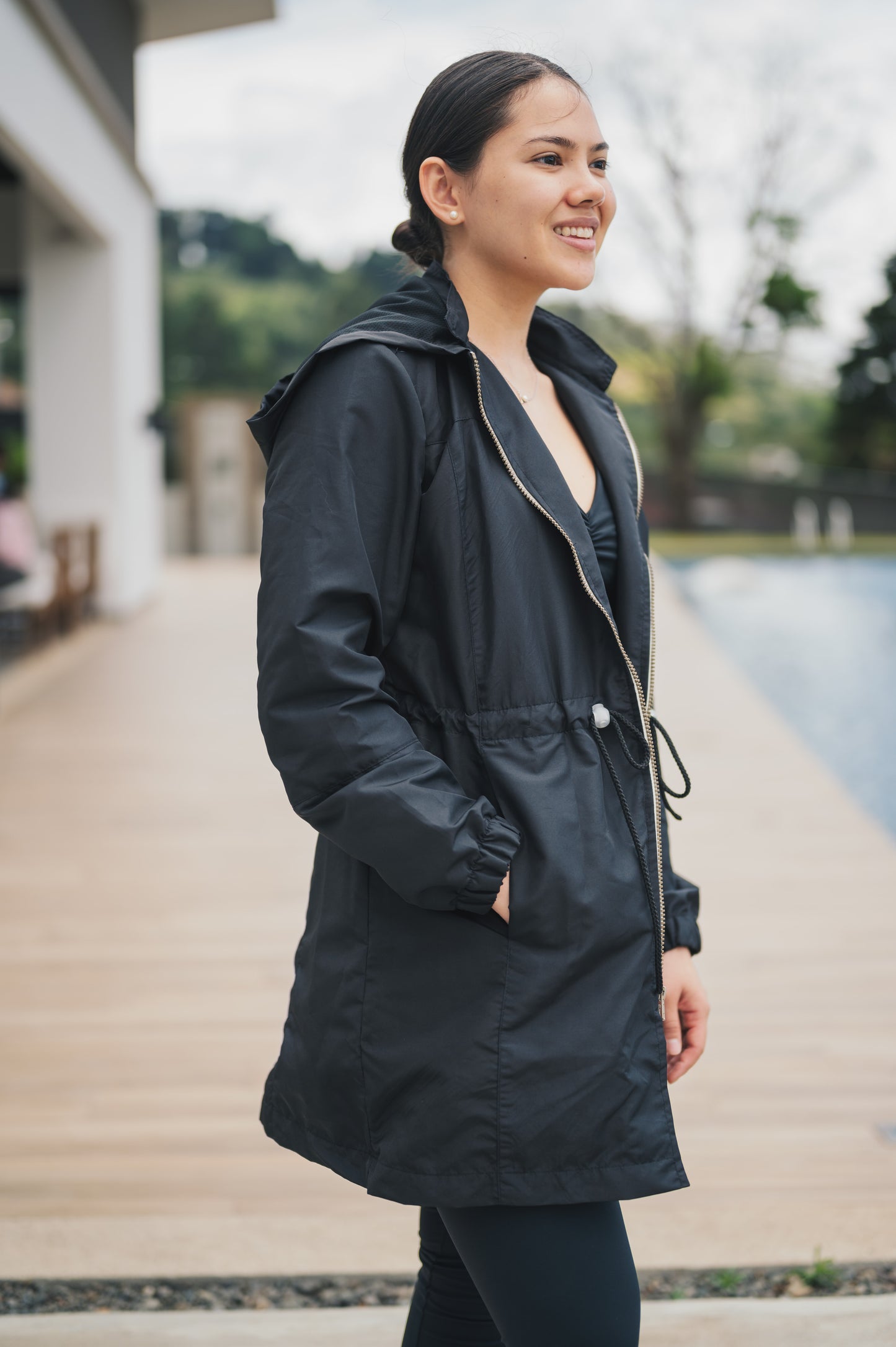 Jacket negra larga