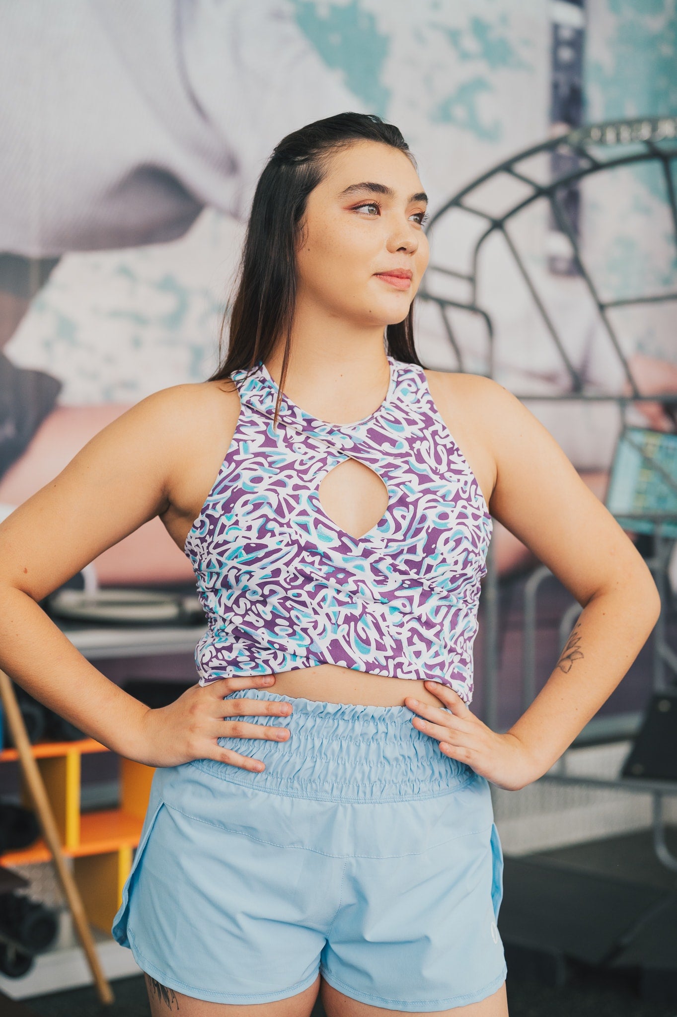 Pantaloneta celeste