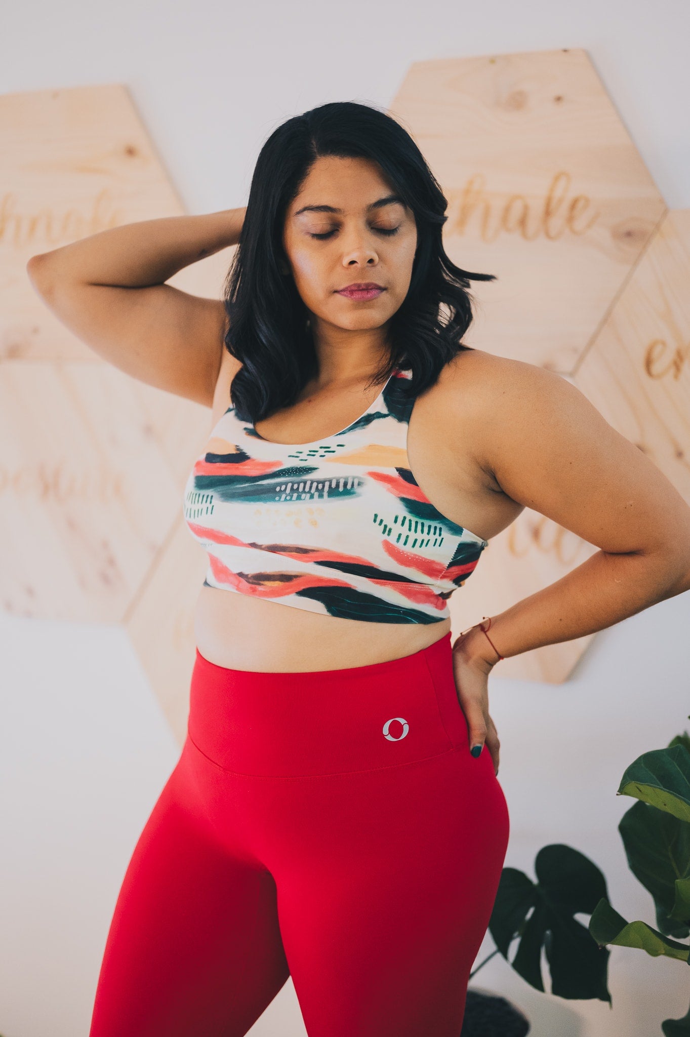 Legging clara rojo