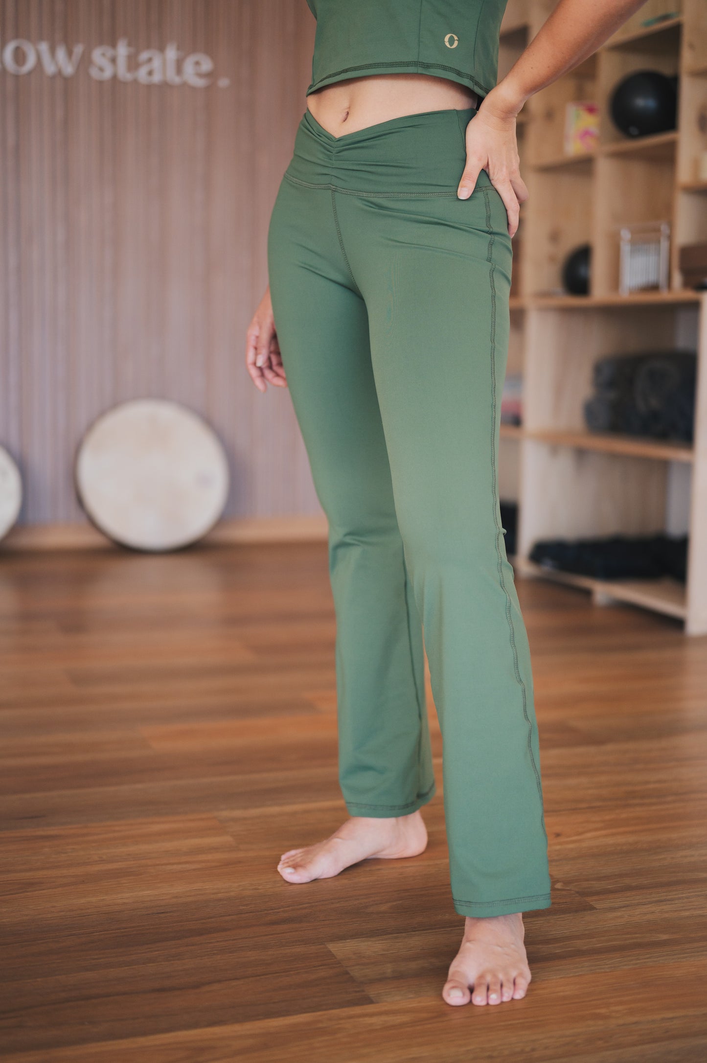 set campana verde top