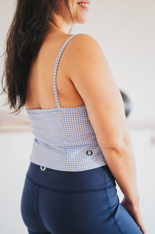 Crop top cuadritos