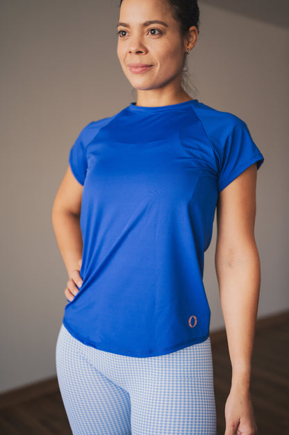 Camisa azul rey