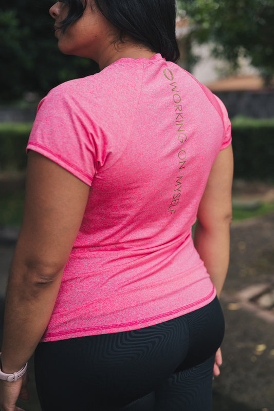 Camisa fucsia jaspe