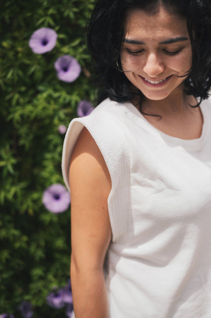 Set clavel camisa blanca