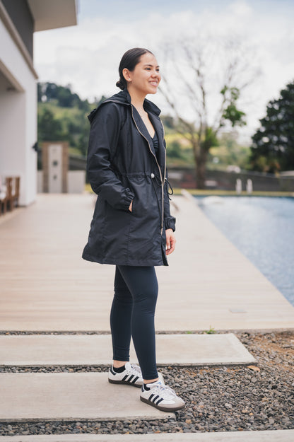 Jacket negra larga