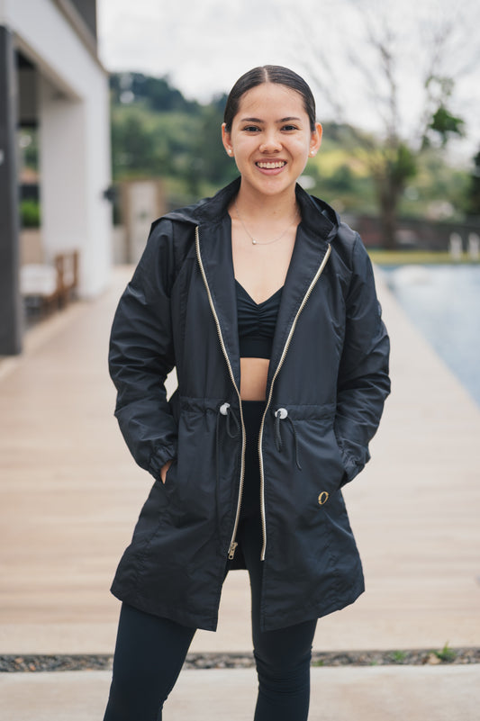 Jacket negra larga