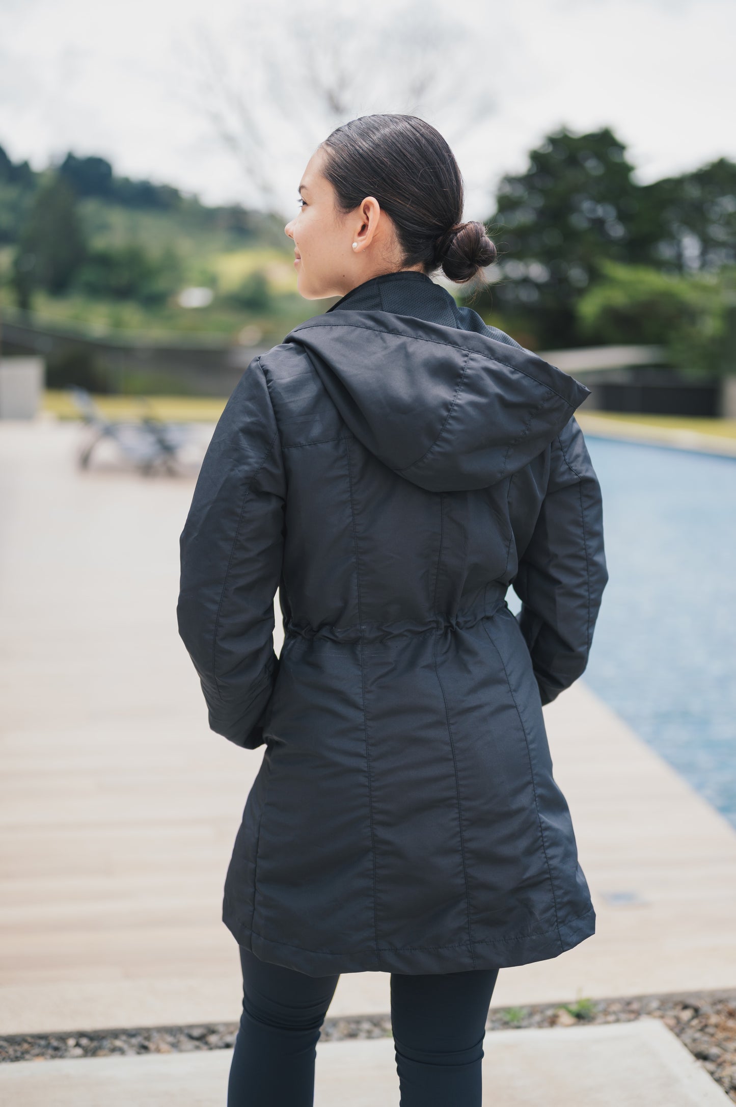 Jacket negra larga