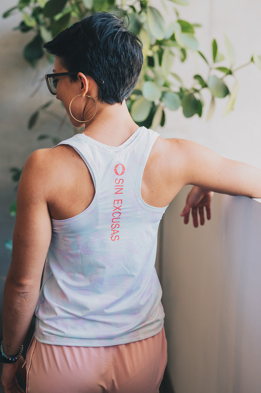 Camisa de tirantes tie dye