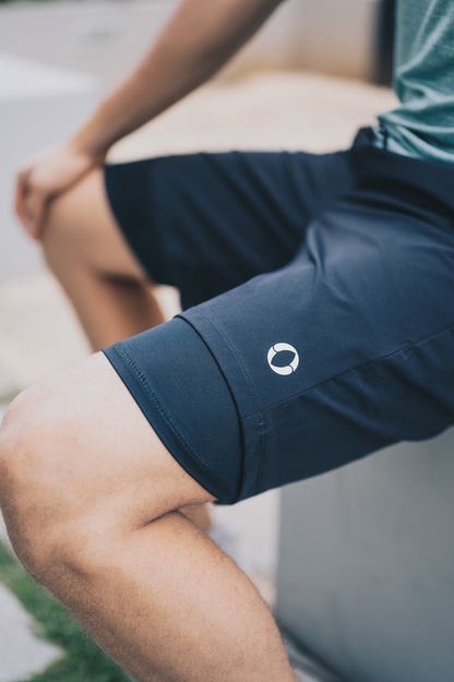 Pantaloneta hombre gris