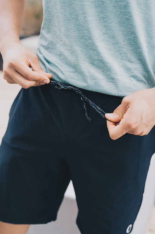 Pantaloneta hombre negra