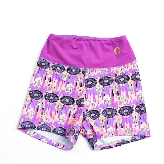 Short Mandalas lila y vincha