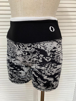 Biker short poro blanco