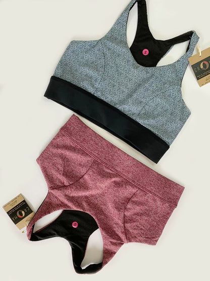 Top esencial vino y light blue